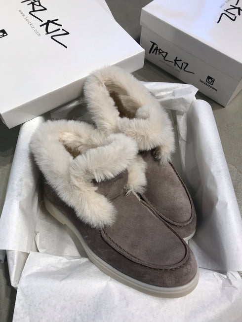 COZY TAŞ GRİ ORJİNAL SÜET BOT